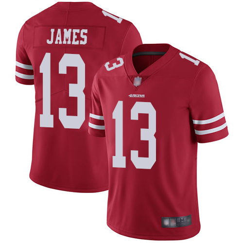 San Francisco 49ers Limited Red Men Richie James Home NFL Jersey #13 Vapor Untouchable
